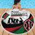 Happy Kenya Madaraka Day Beach Blanket Maasai Shield - Kenyan Pattern
