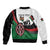 Personalised Happy Kenya Madaraka Day Bomber Jacket Maasai Shield - Kenyan Pattern