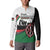 Personalised Happy Kenya Madaraka Day Button Sweatshirt Maasai Shield - Kenyan Pattern