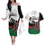 Personalised Happy Kenya Madaraka Day Couples Matching Off The Shoulder Long Sleeve Dress and Hawaiian Shirt Maasai Shield - Kenyan Pattern