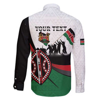 Personalised Happy Kenya Madaraka Day Family Matching Tank Maxi Dress and Hawaiian Shirt Maasai Shield - Kenyan Pattern