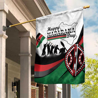 Happy Kenya Madaraka Day Garden Flag Maasai Shield - Kenyan Pattern