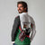 Personalised Happy Kenya Madaraka Day Long Sleeve Polo Shirt Maasai Shield - Kenyan Pattern