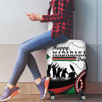 Happy Kenya Madaraka Day Luggage Cover Maasai Shield - Kenyan Pattern