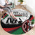 Happy Kenya Madaraka Day Round Carpet Maasai Shield - Kenyan Pattern