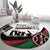 Happy Kenya Madaraka Day Round Carpet Maasai Shield - Kenyan Pattern