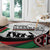 Happy Kenya Madaraka Day Round Carpet Maasai Shield - Kenyan Pattern