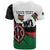 Personalised Happy Kenya Madaraka Day T Shirt Maasai Shield - Kenyan Pattern