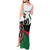 Personalised Happy Kenya Madaraka Day Tank Maxi Dress Maasai Shield - Kenyan Pattern
