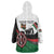 Personalised Happy Kenya Madaraka Day Wearable Blanket Hoodie Maasai Shield - Kenyan Pattern