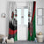Happy Kenya Madaraka Day Window Curtain Maasai Shield - Kenyan Pattern