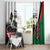Happy Kenya Madaraka Day Window Curtain Maasai Shield - Kenyan Pattern