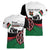 Personalised Happy Kenya Madaraka Day Women V-Neck T-Shirt Maasai Shield - Kenyan Pattern