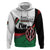 Personalised Happy Kenya Madaraka Day Zip Hoodie Maasai Shield - Kenyan Pattern