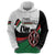 Personalised Happy Kenya Madaraka Day Zip Hoodie Maasai Shield - Kenyan Pattern