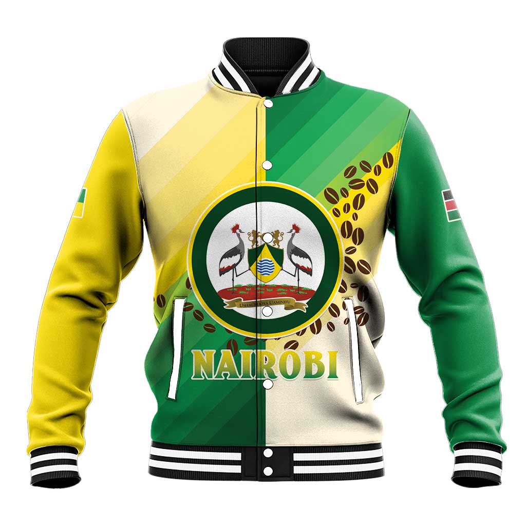 Personalised Nairobi Kenya Baseball Jacket The Green City under the Sun