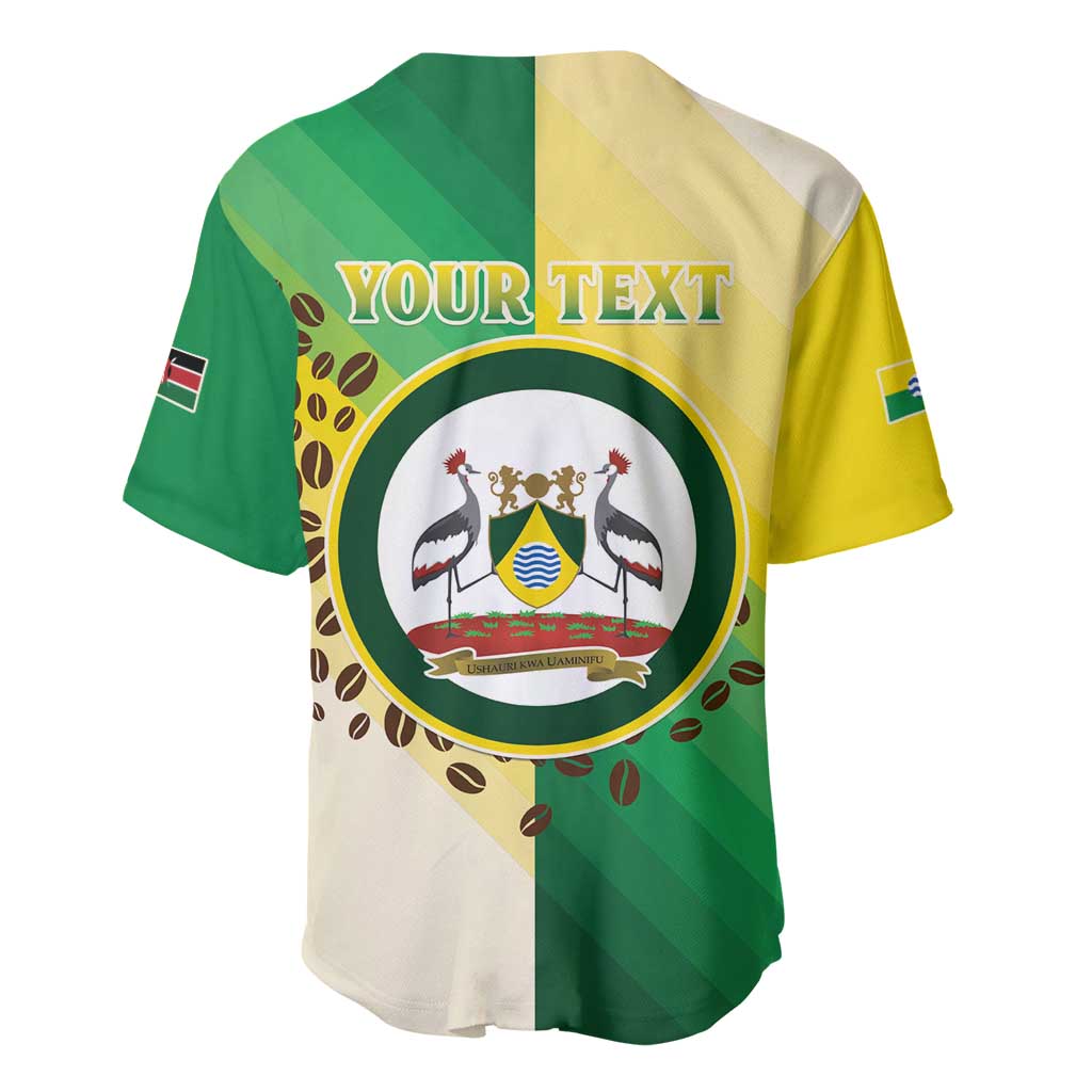 Personalised Nairobi Kenya Baseball Jersey The Green City under the Sun