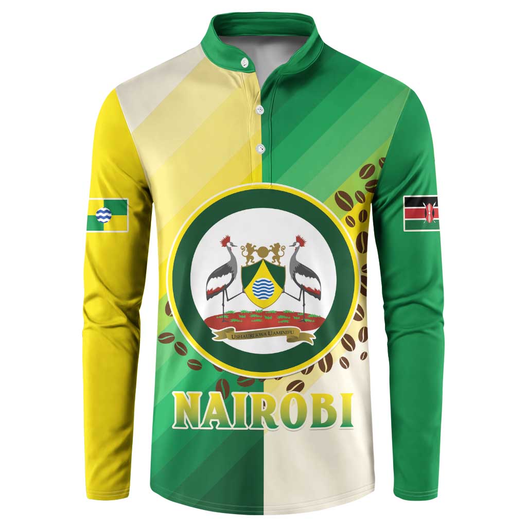 Personalised Nairobi Kenya Button Sweatshirt The Green City under the Sun