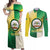 Personalised Nairobi Kenya Couples Matching Off Shoulder Maxi Dress and Long Sleeve Button Shirt The Green City under the Sun