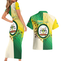 Personalised Nairobi Kenya Couples Matching Short Sleeve Bodycon Dress and Hawaiian Shirt The Green City under the Sun