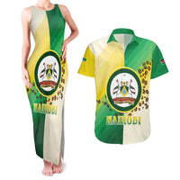 Personalised Nairobi Kenya Couples Matching Tank Maxi Dress and Hawaiian Shirt The Green City under the Sun