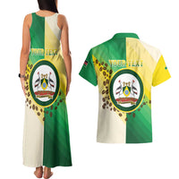 Personalised Nairobi Kenya Couples Matching Tank Maxi Dress and Hawaiian Shirt The Green City under the Sun