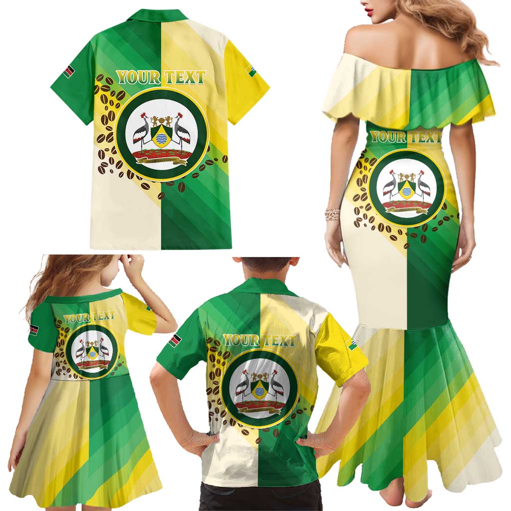 Personalised Nairobi Kenya Family Matching Mermaid Dress and Hawaiian Shirt The Green City under the Sun