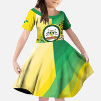 Personalised Nairobi Kenya Family Matching Off The Shoulder Long Sleeve Dress and Hawaiian Shirt The Green City under the Sun