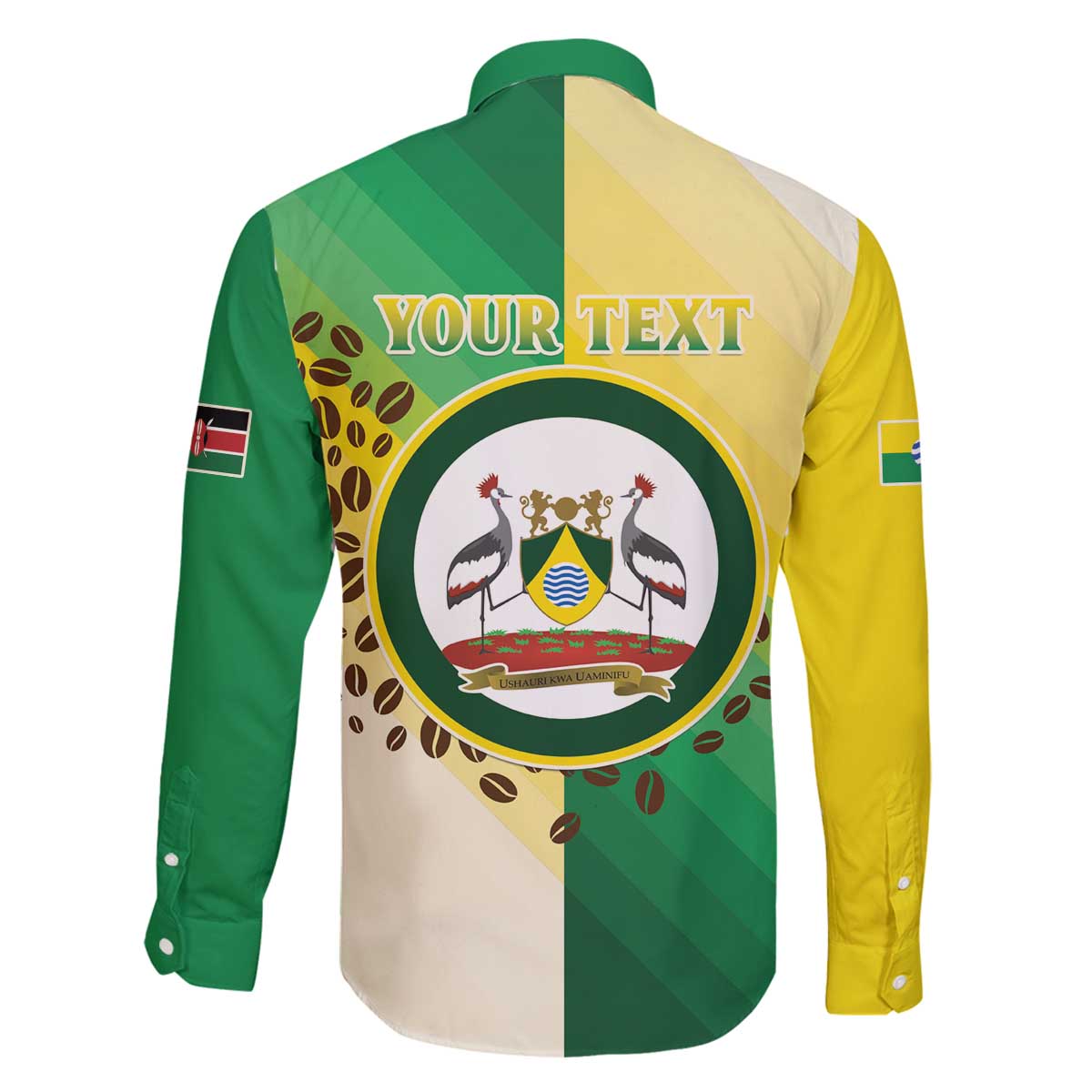 Personalised Nairobi Kenya Family Matching Off The Shoulder Long Sleeve Dress and Hawaiian Shirt The Green City under the Sun