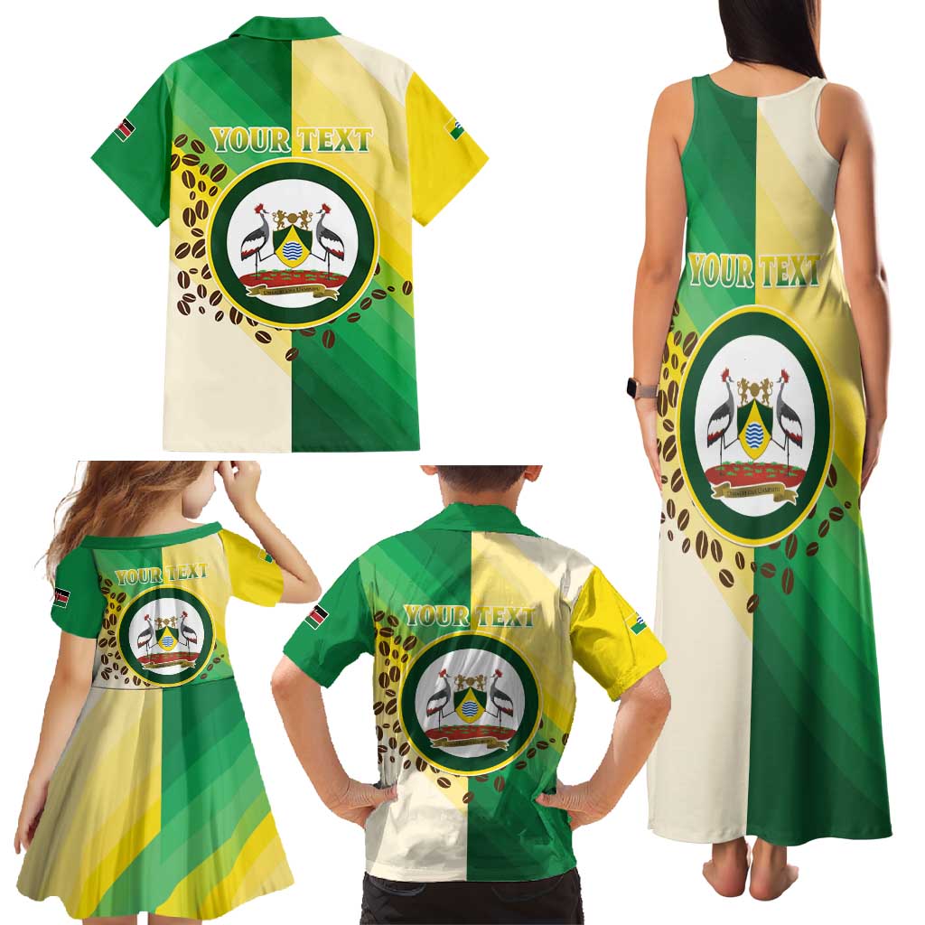 Personalised Nairobi Kenya Family Matching Tank Maxi Dress and Hawaiian Shirt The Green City under the Sun