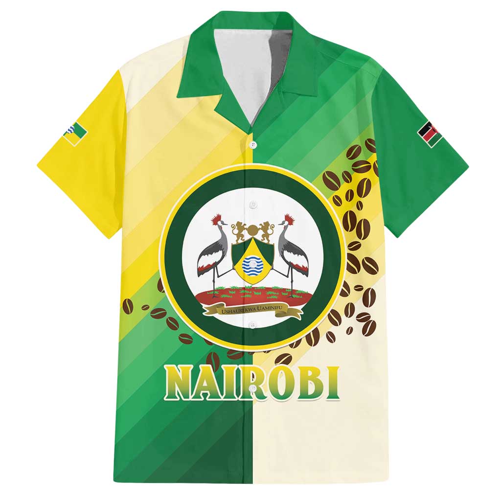 Personalised Nairobi Kenya Family Matching Tank Maxi Dress and Hawaiian Shirt The Green City under the Sun