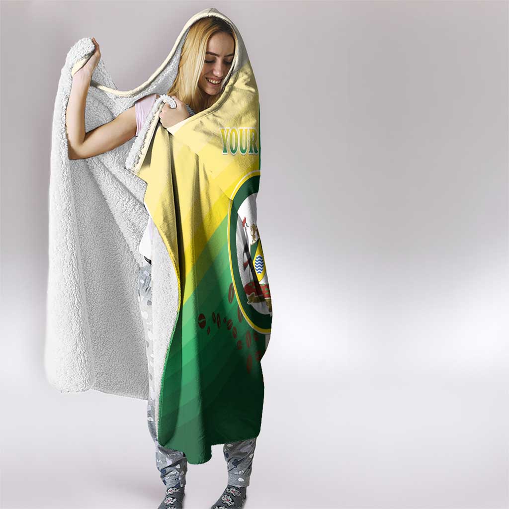 Personalised Nairobi Kenya Hooded Blanket The Green City under the Sun