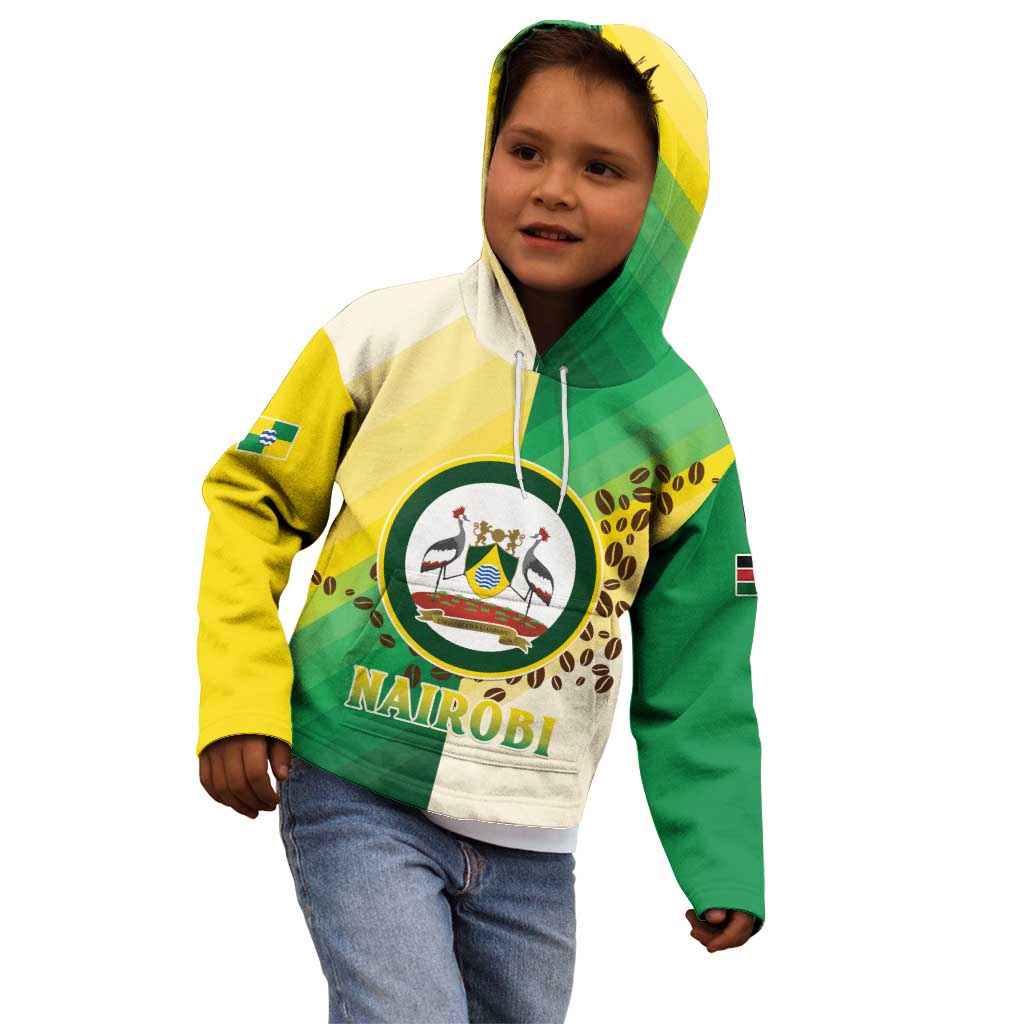 Personalised Nairobi Kenya Kid Hoodie The Green City under the Sun