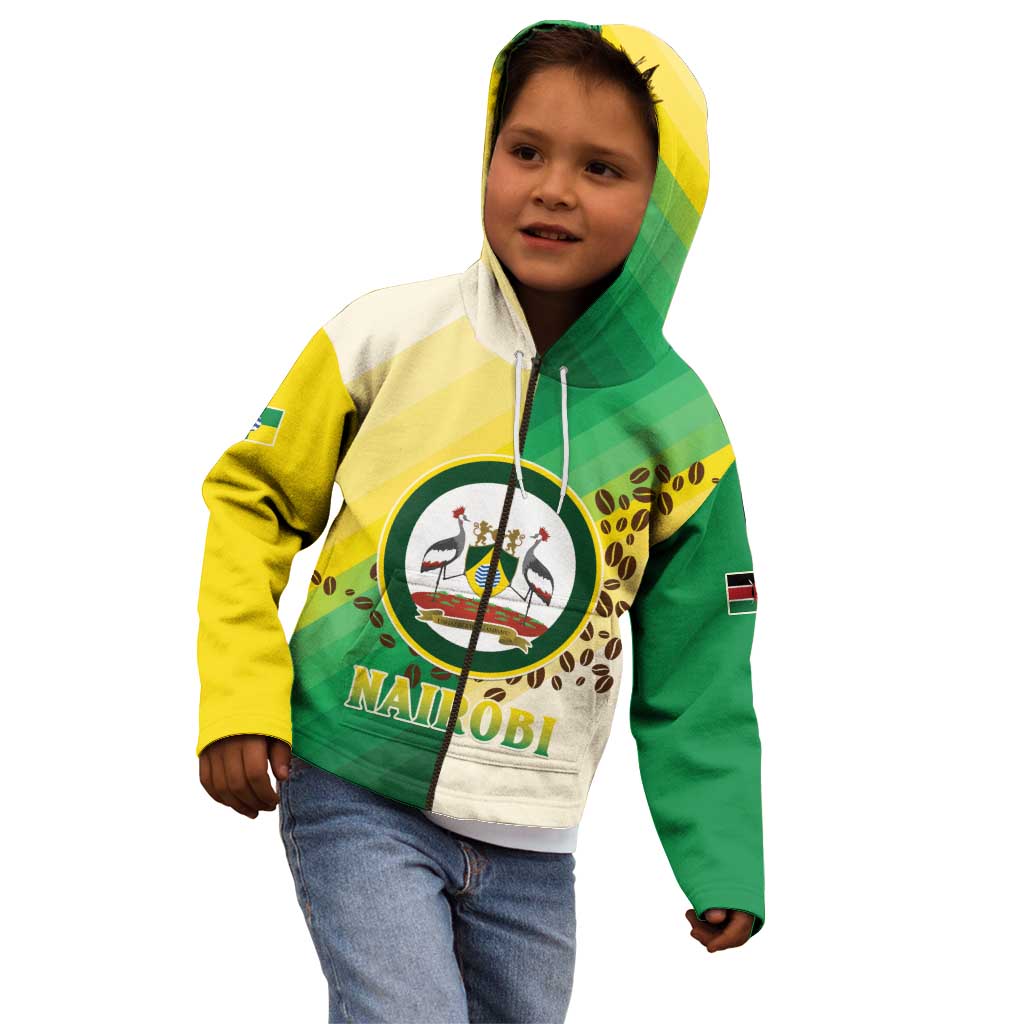 Personalised Nairobi Kenya Kid Hoodie The Green City under the Sun