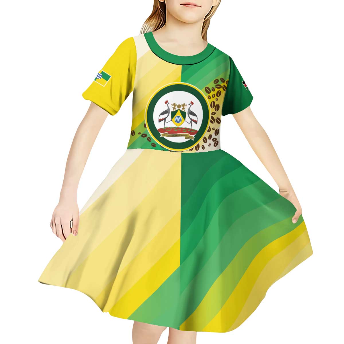 Personalised Nairobi Kenya Kid Short Sleeve Dress The Green City under the Sun