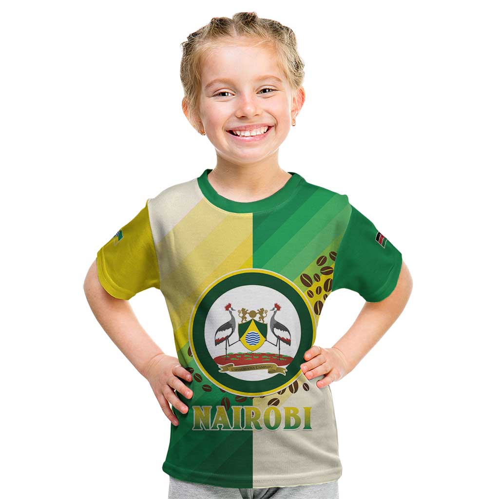 Personalised Nairobi Kenya Kid T Shirt The Green City under the Sun