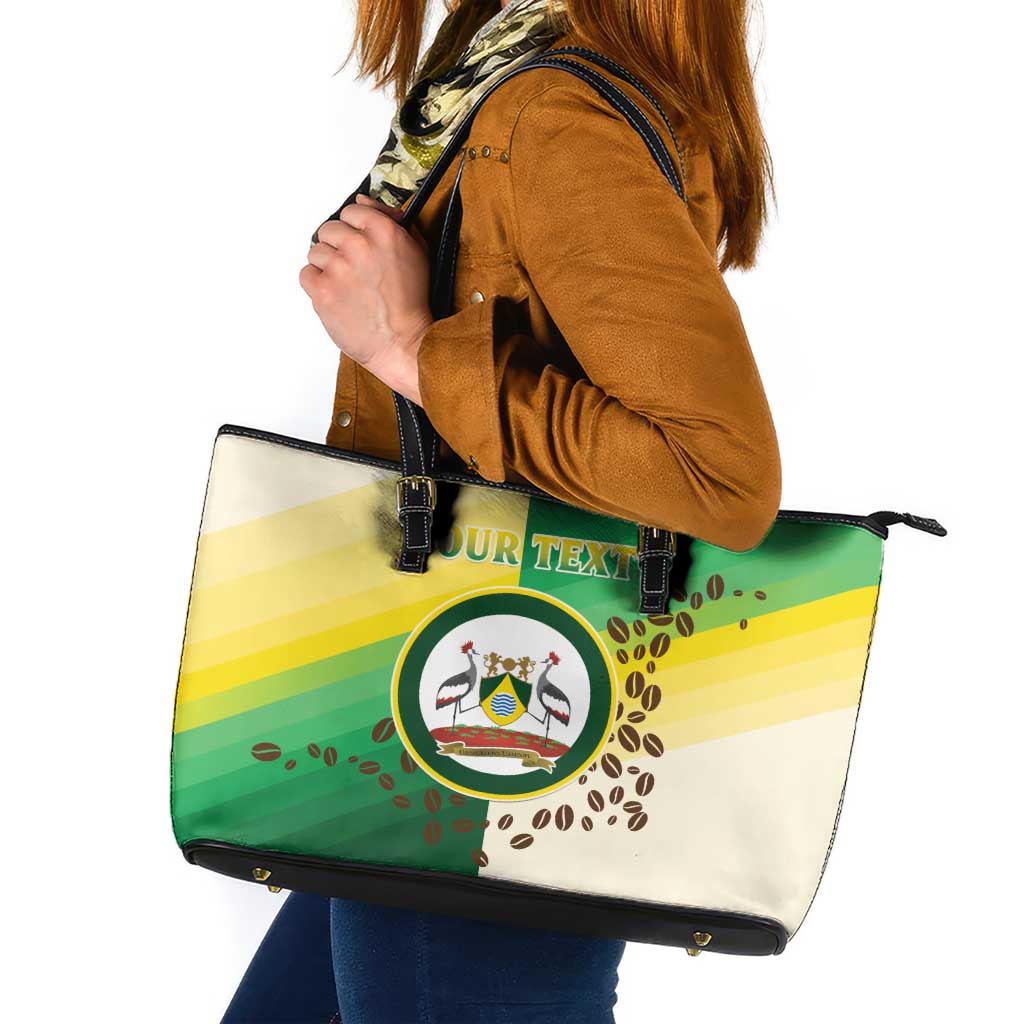 Personalised Nairobi Kenya Leather Tote Bag The Green City under the Sun