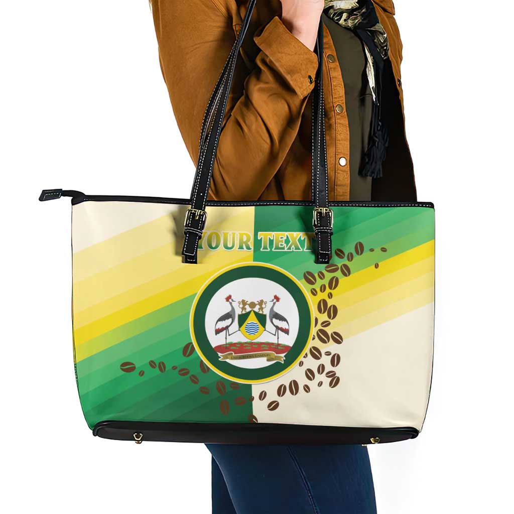 Personalised Nairobi Kenya Leather Tote Bag The Green City under the Sun