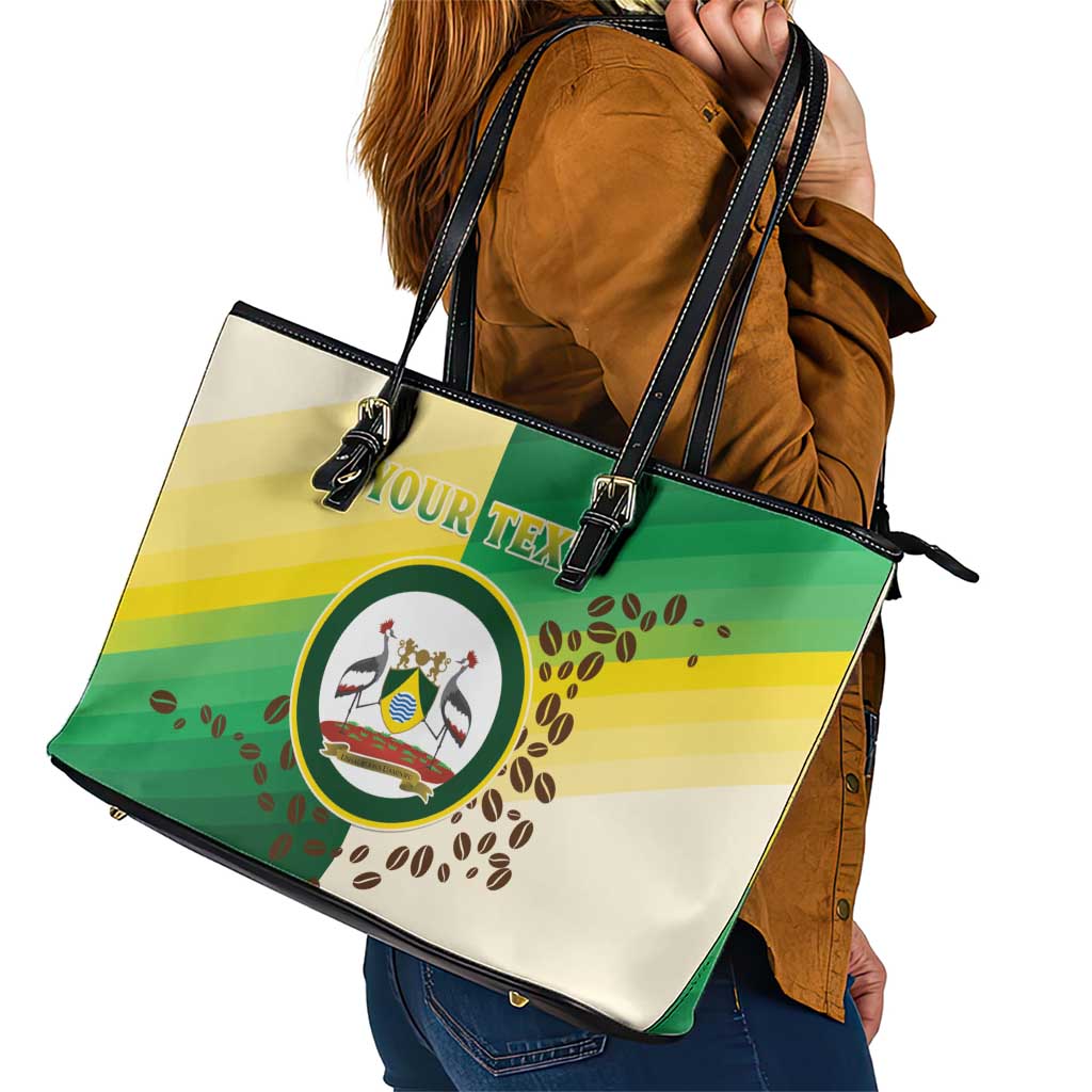 Personalised Nairobi Kenya Leather Tote Bag The Green City under the Sun