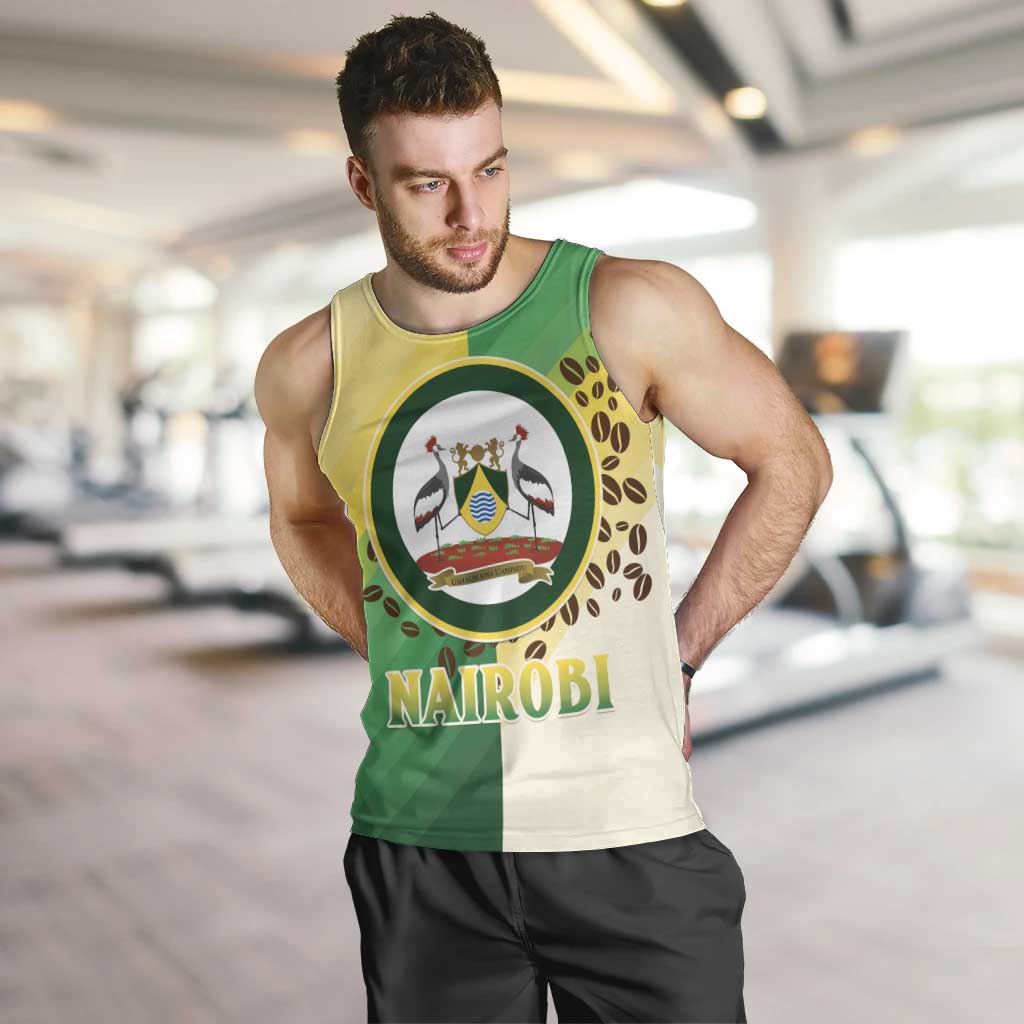 Personalised Nairobi Kenya Men Tank Top The Green City under the Sun