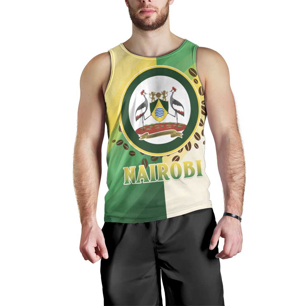 Personalised Nairobi Kenya Men Tank Top The Green City under the Sun