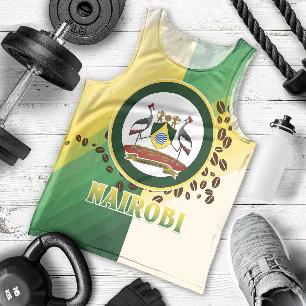 Personalised Nairobi Kenya Men Tank Top The Green City under the Sun