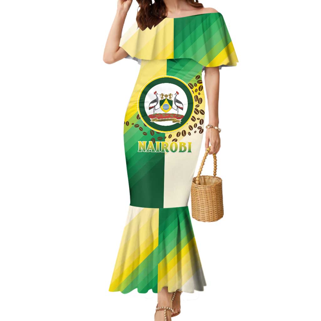 Personalised Nairobi Kenya Mermaid Dress The Green City under the Sun