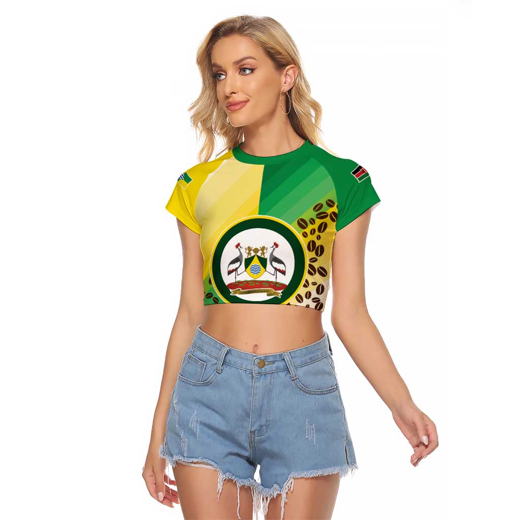 Personalised Nairobi Kenya Raglan Cropped T Shirt The Green City under the Sun