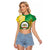 Personalised Nairobi Kenya Raglan Cropped T Shirt The Green City under the Sun