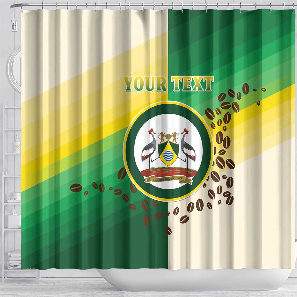 Personalised Nairobi Kenya Shower Curtain The Green City under the Sun