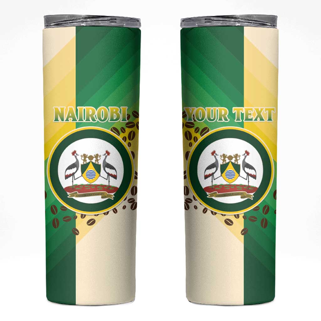 Personalised Nairobi Kenya Skinny Tumbler The Green City under the Sun