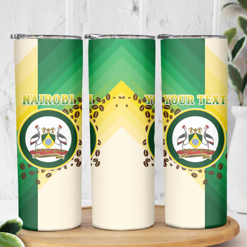 Personalised Nairobi Kenya Skinny Tumbler The Green City under the Sun