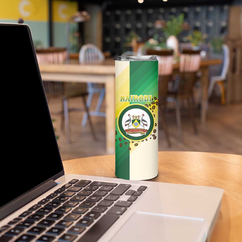 Personalised Nairobi Kenya Skinny Tumbler The Green City under the Sun