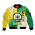 Personalised Nairobi Kenya Sleeve Zip Bomber Jacket The Green City under the Sun